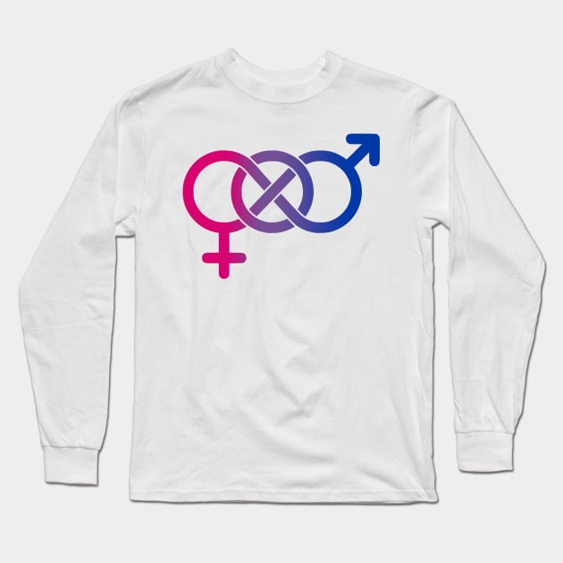 Bisexual Long Sleeve T-Shirt by Psitta